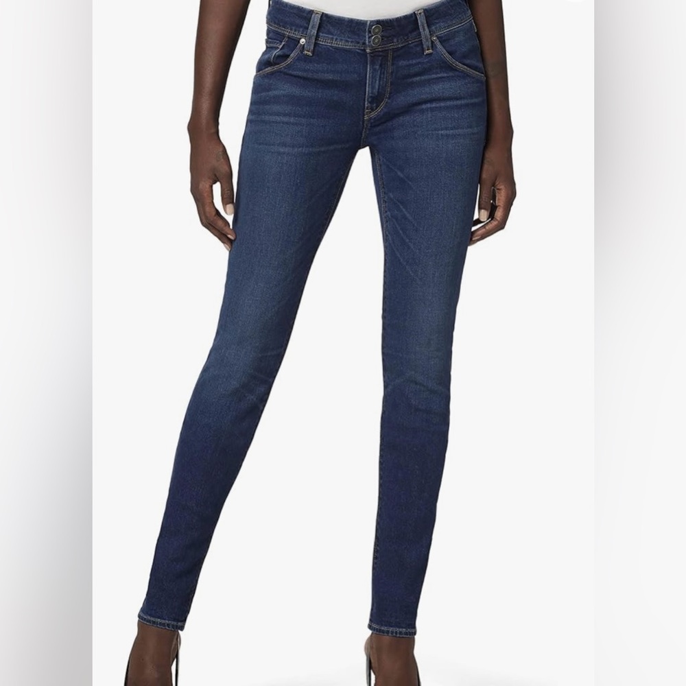 HUDSON Women's Collin Mid Rise Skinny Jean with Back Flap Pockets - women’s 26